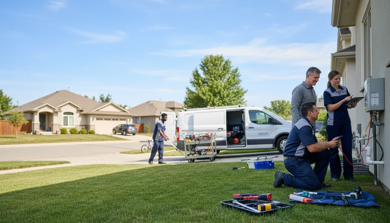 Tankless water heater service in Medora, IN